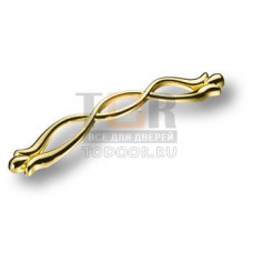 310160MP25 Ручка скоба модерн, глянцевое золото 160 мм