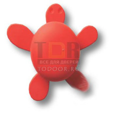 456025ST09 Ручка кнопка детская, черепаха красная