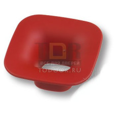489032ST09 Ручка кнопка детская, квадрат красный 32 мм
