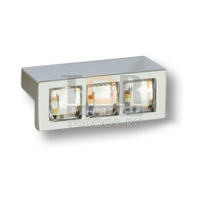 7165.0045.026 Ручка кнопка с кристаллами Swarovski эксклюзивная коллекция, глянцевый хром 32 мм