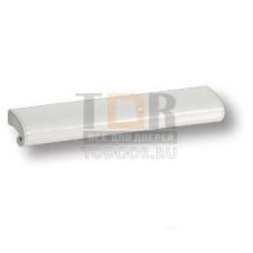 7693.0168.071.082 Ручка скоба эксклюзивная коллекция, белая глянцевая кожа 64 мм