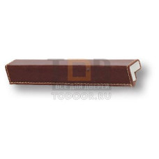 7783.0168.071.176 Ручка скоба эксклюзивная коллекция, коричневая кожа 64 мм