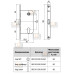 B06102.50.12.567 Замок межкомнатный (BOX) WC AGB MEDIANA POLARIS (ант. бронза) + отв. планка