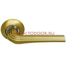 Дверная ручка на круглом основании SILLUR 126 S.GOLD золото матовое