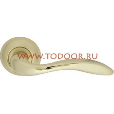 Дверная ручка раздельная Selena LD19-1GP/SG-5 золото/матовое золото